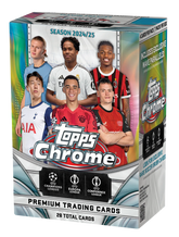 2024-25 Topps Chrome UEFA Club Competitions Blaster Box